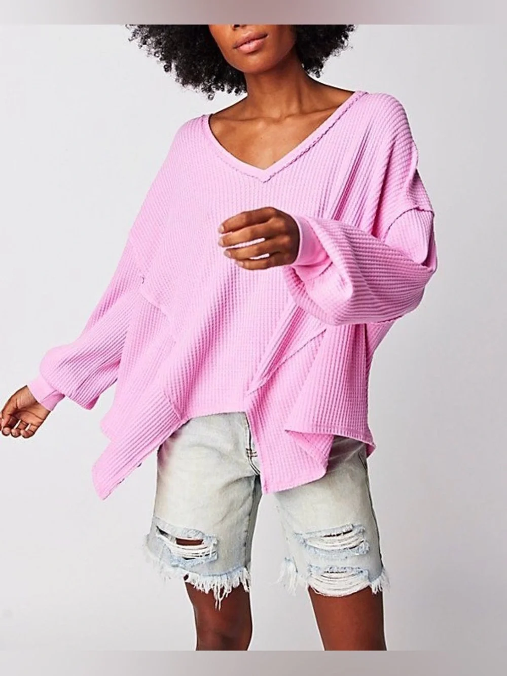 NWOT Free People We The Free Coraline Thermal - Sugar Magnolia - Medium